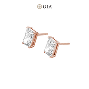 Radiant Natural Diamond Studs – 0.75ct TDW