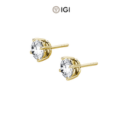 Round Lab-Grown Diamond Studs – 0.75ct TDW