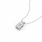 0.75ct Emerald Natural Diamond Pendant