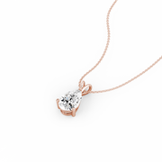 0.75ct Pear Lab Diamond Pendant