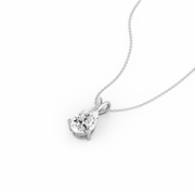 0.50ct Pear Lab Diamond Pendant