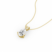 1.00ct Pear Lab Diamond Pendant
