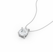 0.75ct Round Natural Diamond Pendant