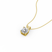 0.50ct Square Cushion Lab Diamond Pendant