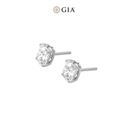 Long Cushion Natural Diamond Studs – 0.75ct TDW