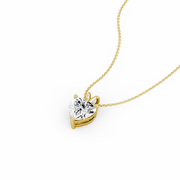0.50ct Heart Lab Diamond Pendant