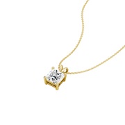 0.50ct Princess Lab Diamond Pendant