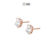 Long Cushion Lab-Grown Diamond Studs – 0.75ct TDW
