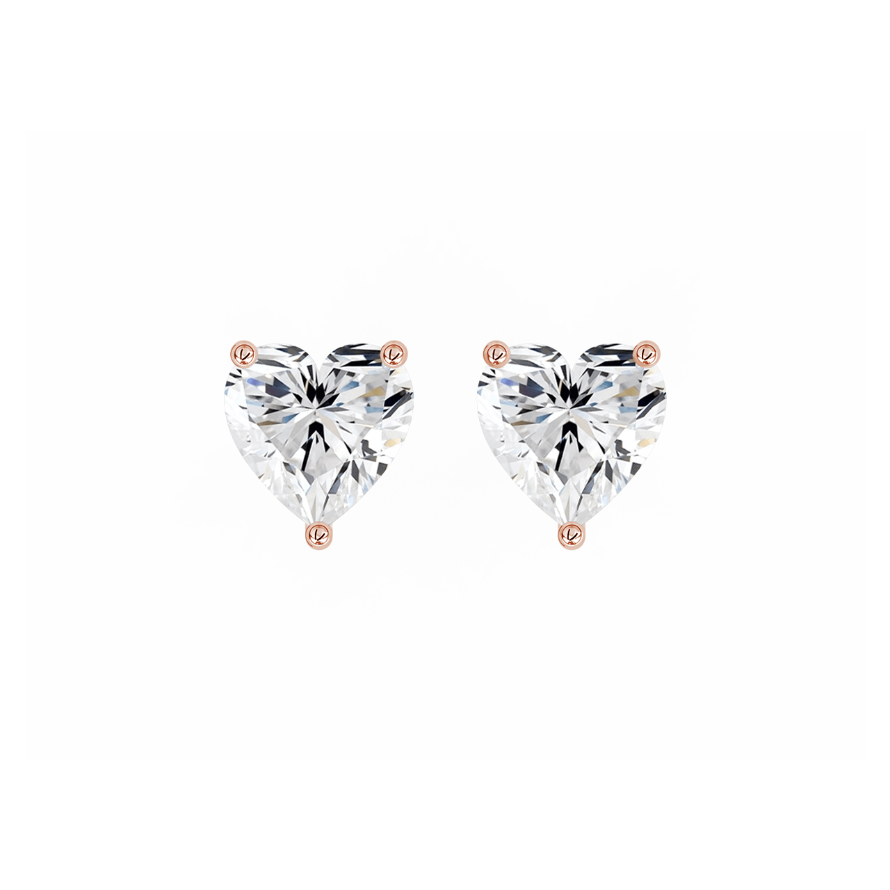 Heart Lab-Grown Diamond Studs – 1.50ct TDW