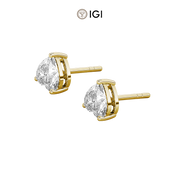 Heart Lab-Grown Diamond Studs – 1.00ct TDW