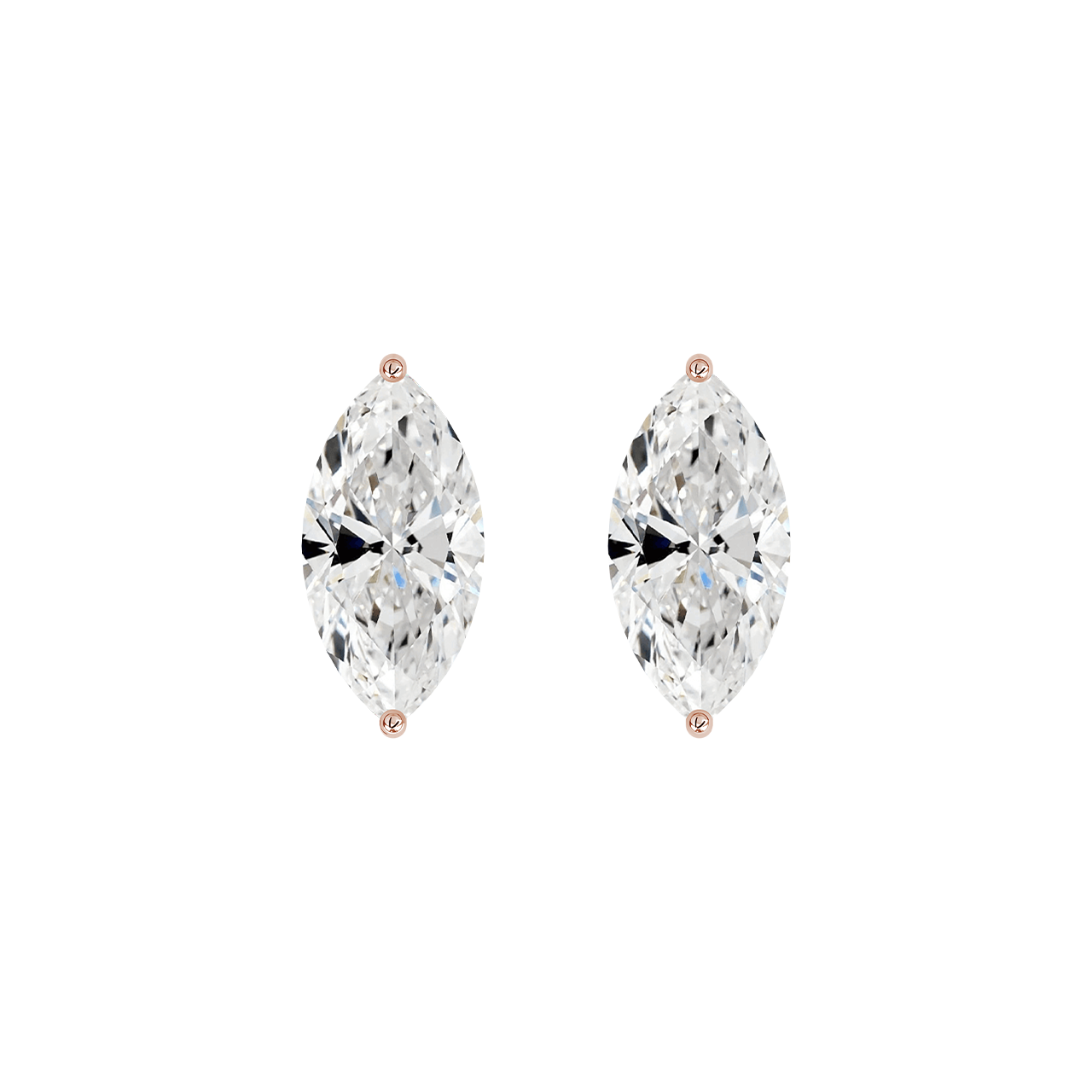 Marquise Natural Diamond Studs – 1.50ct TDW