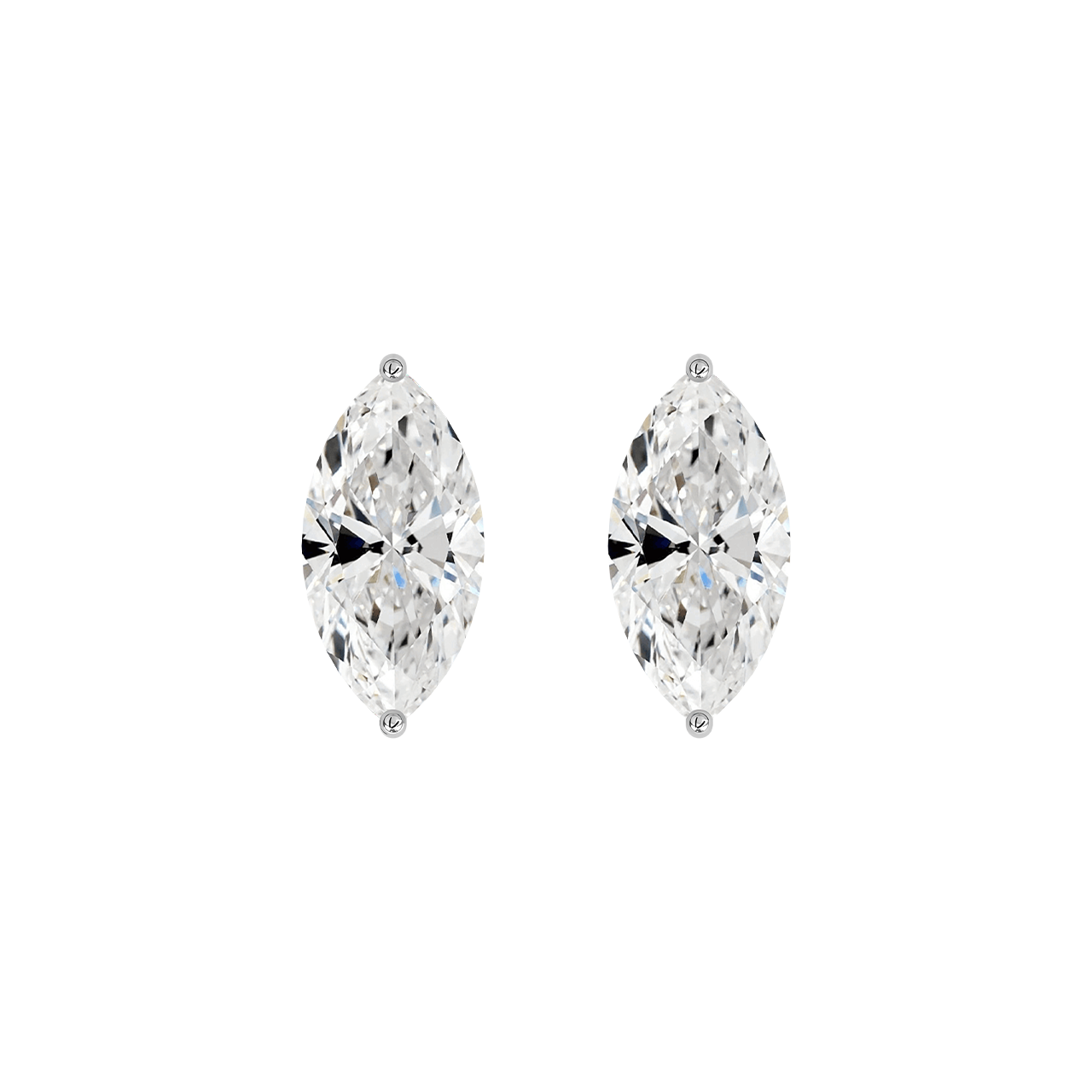 Marquise Lab-Grown Diamond Studs – 1.50ct TDW
