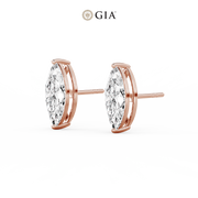 Marquise Natural Diamond Studs – 1.50ct TDW