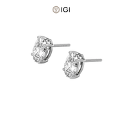 Oval Lab-Grown Diamond Studs – 1.00ct TDW