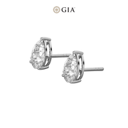 Pear Natural Diamond Studs – 1.50ct TDW