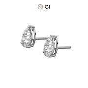 Pear Lab-Grown Diamond Studs – 1.00ct TDW