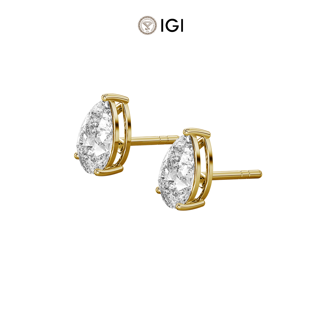 Pear Lab-Grown Diamond Studs – 1.50ct TDW