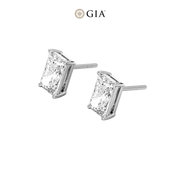 Radiant Natural Diamond Studs – 1.00ct TDW