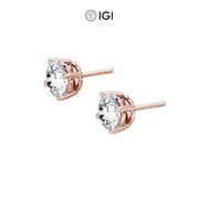 Round Lab-Grown Diamond Studs – 1.00ct TDW