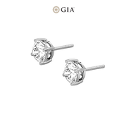 Square Cushion Natural Diamond Studs – 1.00ct TDW