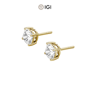 Square Cushion Lab-Grown Diamond Studs – 1.00ct TDW