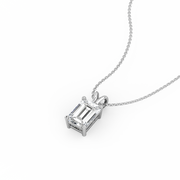 1.00ct Emerald Lab Diamond Pendant