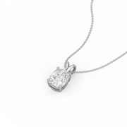 1.50ct Long Cushion Lab Diamond Pendant
