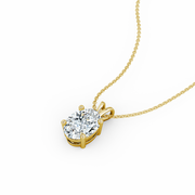 1.00ct Oval Lab Diamond Pendant