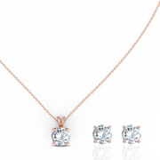 1.50ct Round Lab-Grown Diamond Pendant set