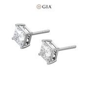 Princess Natural Diamond Studs – 1.00ct TDW