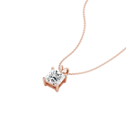 1.50ct Princess Lab Diamond Pendant