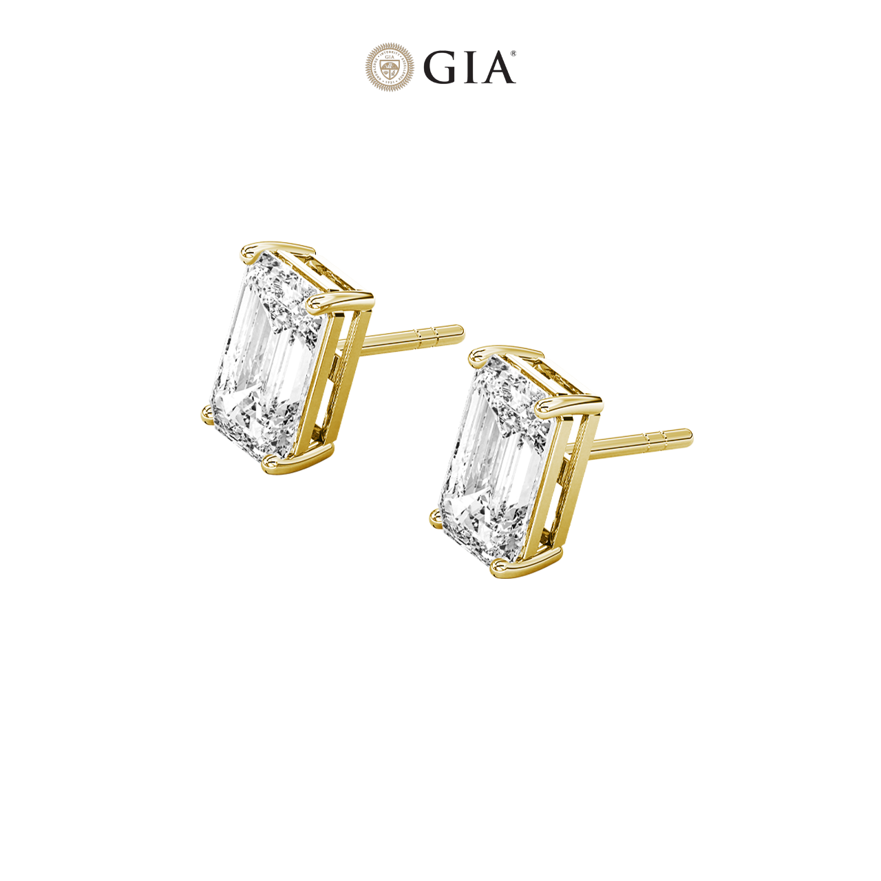 Emerald Natural Diamond Studs – 1.50ct TDW