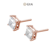 Princess Lab-Grown Diamond Studs – 1.50ct TDW