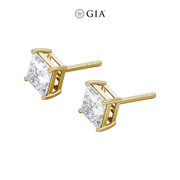 Princess Lab-Grown Diamond Studs – 1.00ct TDW