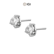 Heart Lab-Grown Diamond Studs – 2.00ct TDW