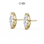 Marquise Lab-Grown Diamond Studs – 2.00ct TDW