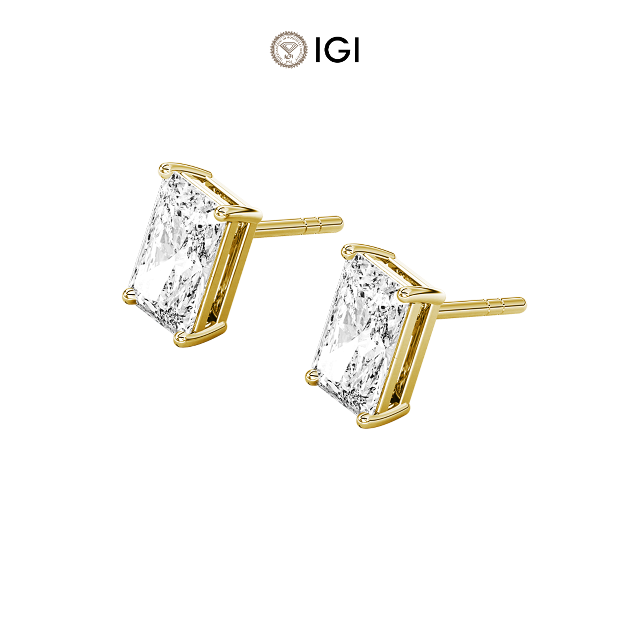 Radiant Lab-Grown Diamond Studs – 2.00ct TDW