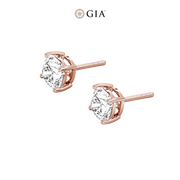 Square Cushion Natural Diamond Studs – 2.00ct TDW
