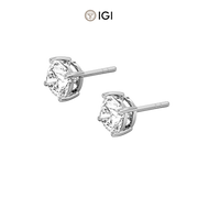 Square Cushion Lab-Grown Diamond Studs – 2.00ct TDW