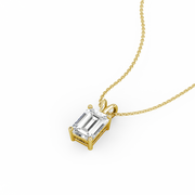 2.00ct Emerald Lab Diamond Pendant
