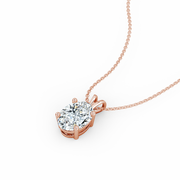 2.00ct Oval Lab Diamond Pendant