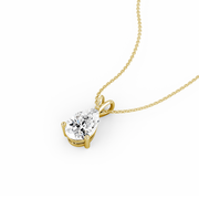 2.00ct Pear Natural Diamond Pendant