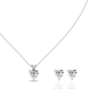 2.00ct Heart Lab-Grown Diamond Pendant set