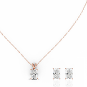 2.00ct Radiant Natural Diamond Pendant set