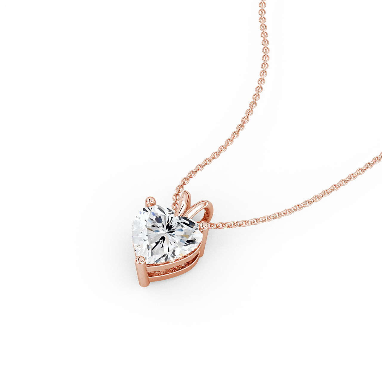2.00ct Heart Natural Diamond Pendant