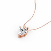 2.00ct Heart Natural Diamond Pendant