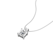 2.00ct Princess Natural Diamond Pendant