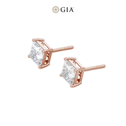 Princess Natural Diamond Studs – 2.00ct TDW