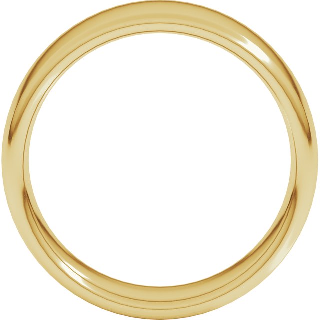 14K Yellow 7 mm Comfort-Fit Standard Weight European-Style Band Size 5.5