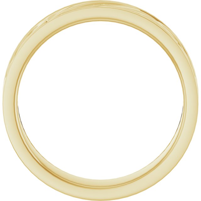 14K Yellow .02 CTW Natural Diamond Band